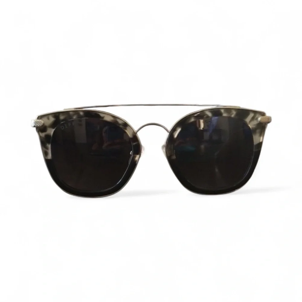Diff Eyewear Zoey Animal Print Wired Sexy Quiet Luxury Vacay Poolside Sunglasses